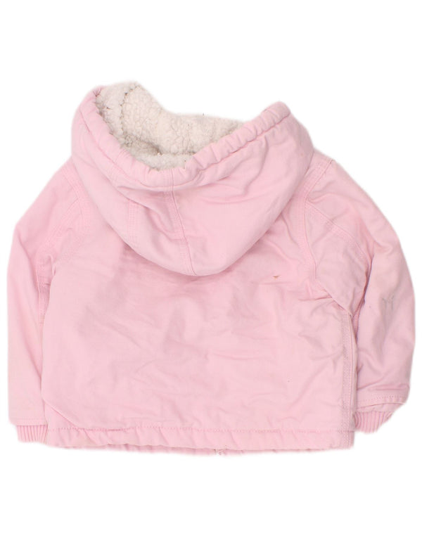 Carhartt Baby Girls Hættejakke Windbreaker 12-18 måneder Pink Bomuld