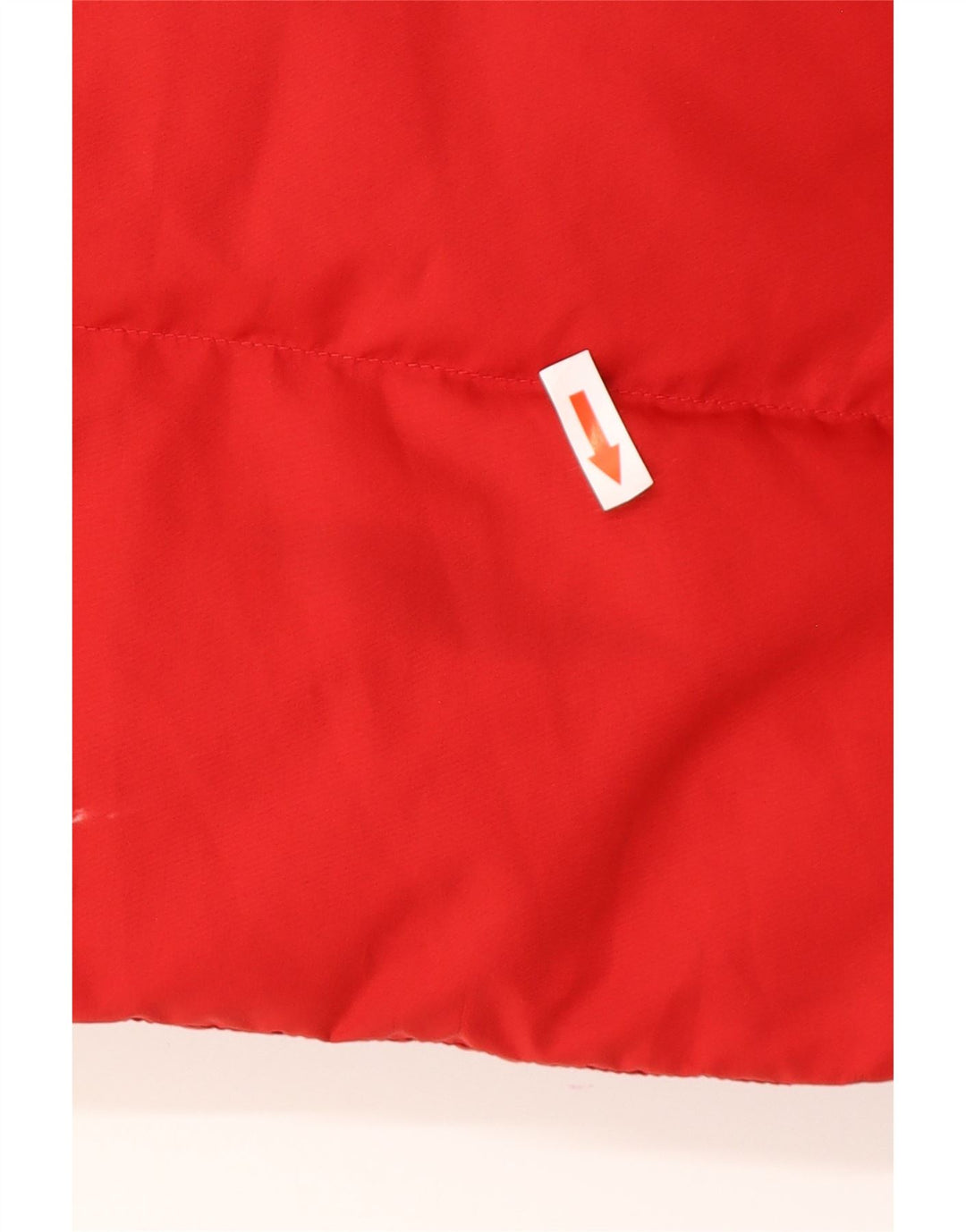 Champion Dame Hætte Polstret Jakke UK 14 Medium Rød Polyester