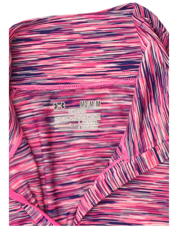 Under Armour Dame Slim Fit Pullover Træningsdragt Top UK 12 Medium Pink