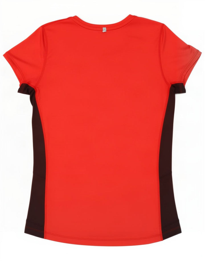 Nike Herre Dri Fit T-shirt Top Medium Rød Colourblock