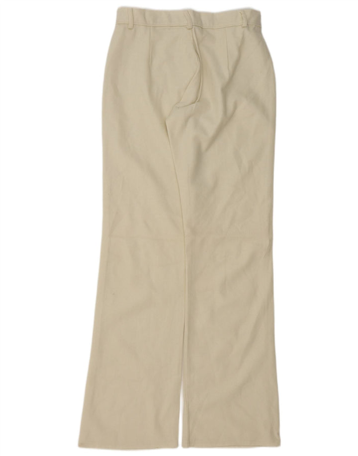 Vintage Dame Bootcut Casual Bukser W30 L34 Off White
