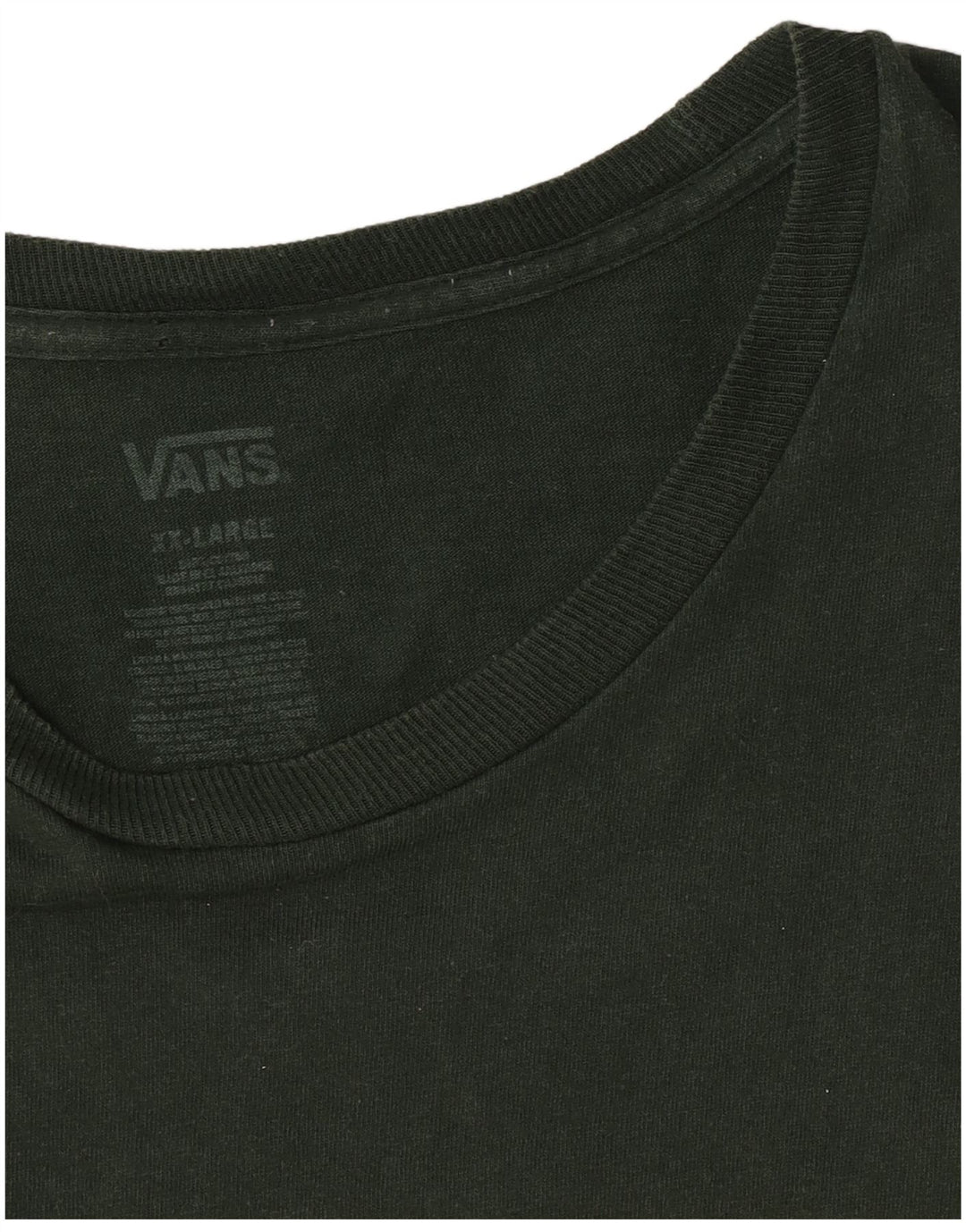 Vans Herre Grafisk T-Shirt Top 2XL Grøn