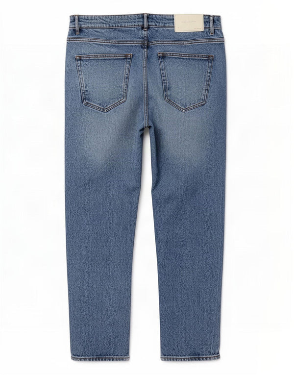 Zara Herre Slim Jeans EU 42 Large W32 L28 Blå Bomuld