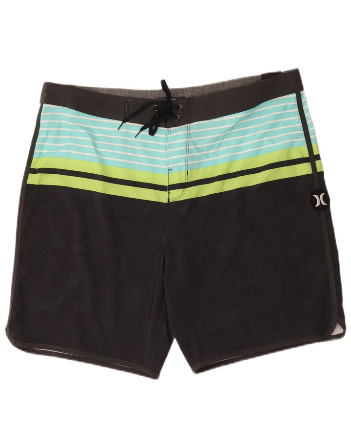 Hurley Herre Phantom svømmeshorts Stor sort farveblok