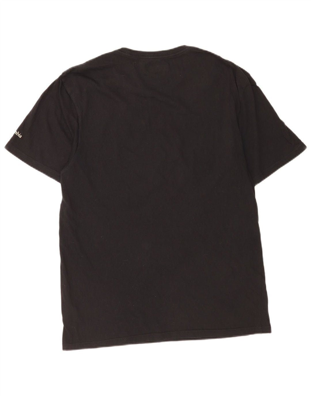 Columbia Herre T-shirt Top Medium Sort Bomuld