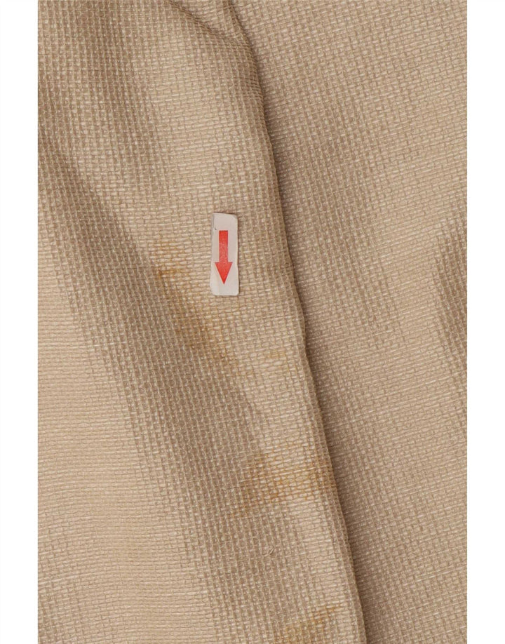 Zara Dame Blazer Jacket UK 12 Medium Beige Bomuld