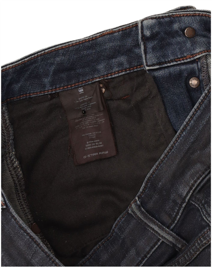 G-Star Herre 3D Arc Slim Jeans W29 L27 Blå Bomuld