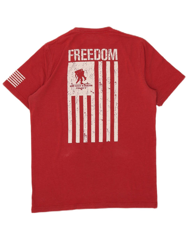 Under Armour Herre Loose Fit Grafisk T-Shirt Top Lille Rød