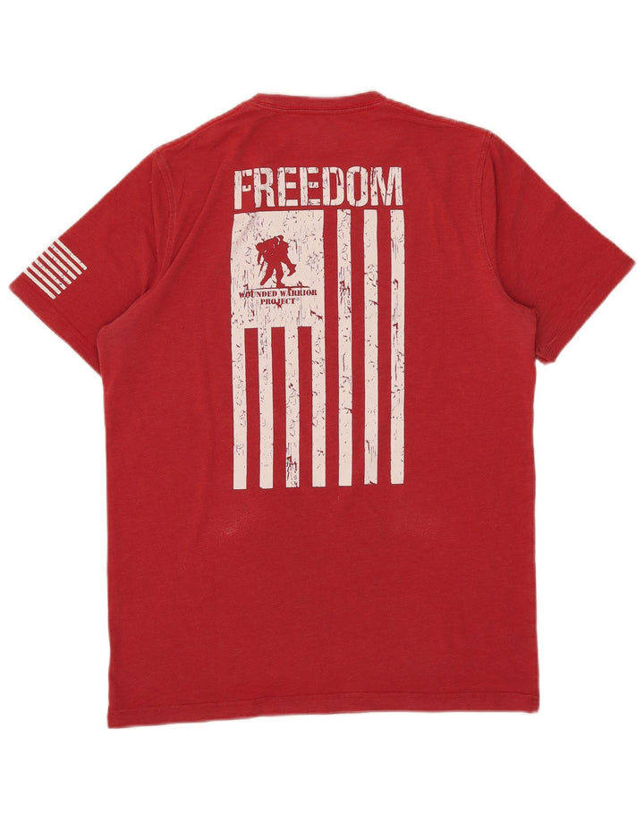 Under Armour Herre Loose Fit Grafisk T-Shirt Top Lille Rød