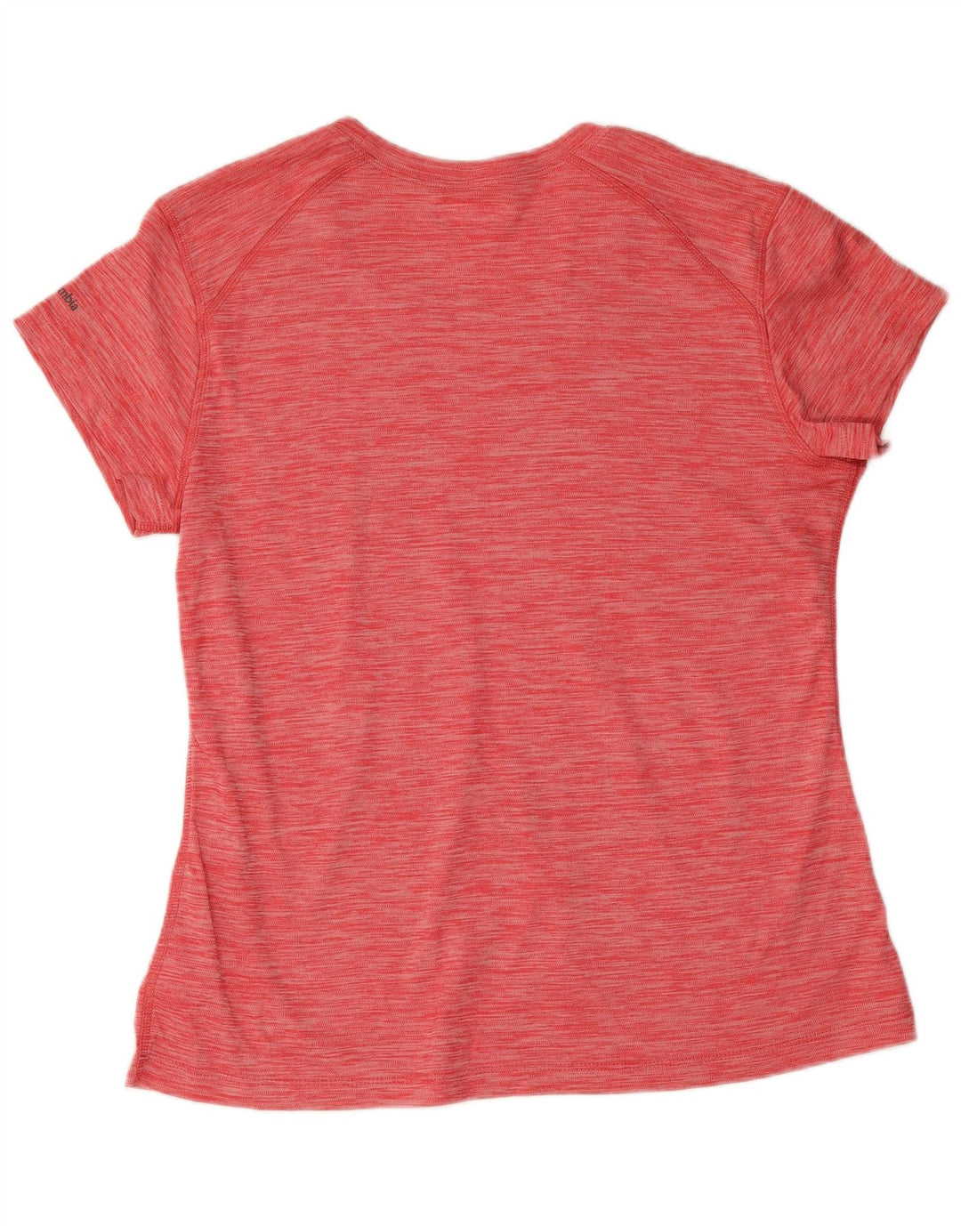 Columbia T-shirt top til kvinder DK 14 Stor rød flækket polyester