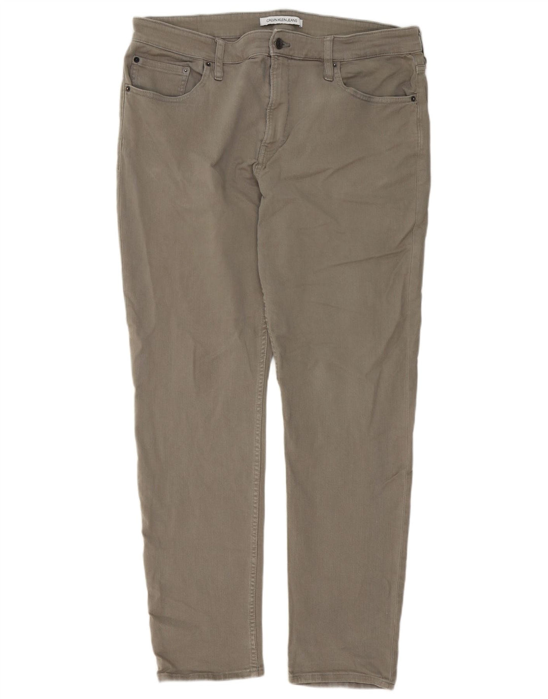 Calvin Klein Herre Slim Casual Bukser W38 L32 Khaki