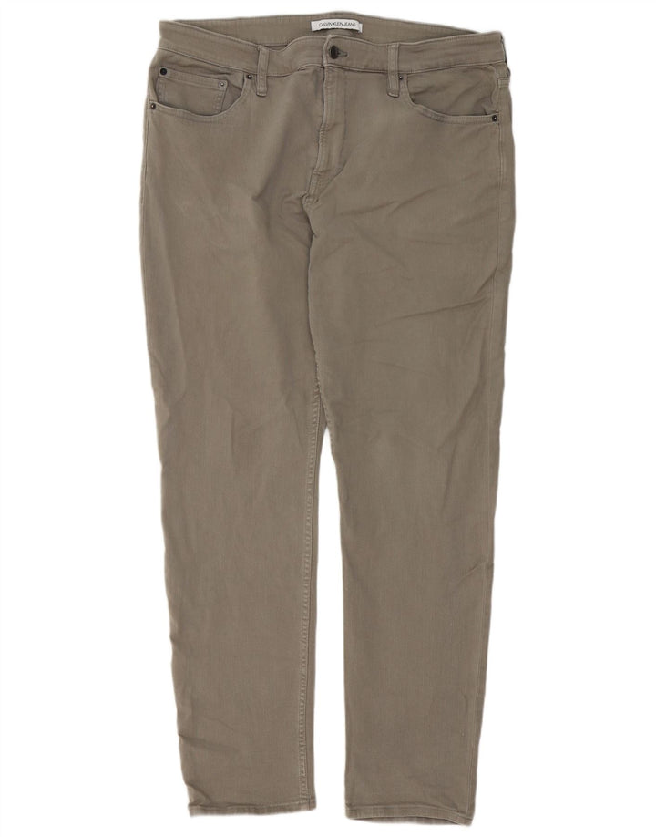 Calvin Klein Herre Slim Casual Bukser W38 L32 Khaki
