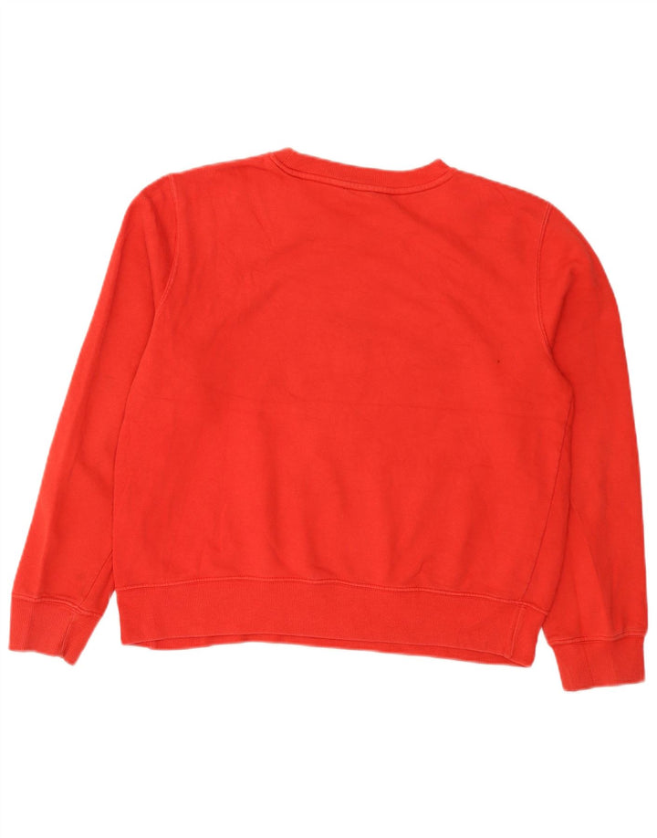 Zara Dame Sweatshirt Jumper UK 16 Large Red