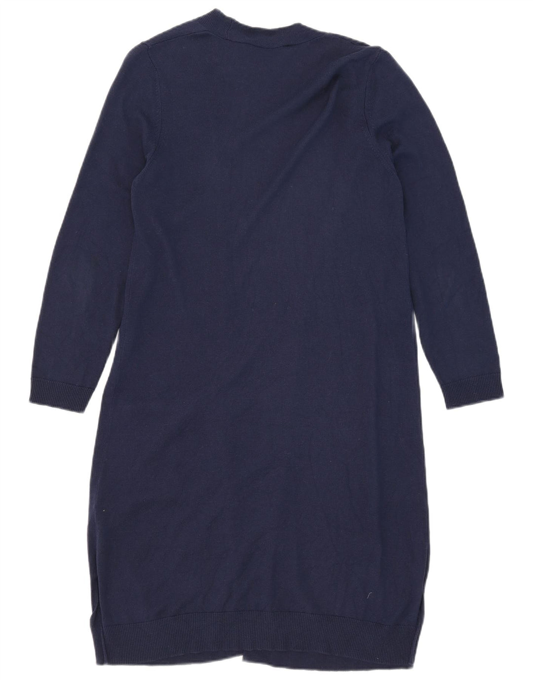 Marks & Spencer Dame Longline Cardigan Sweater UK 12 Medium Navy Blue