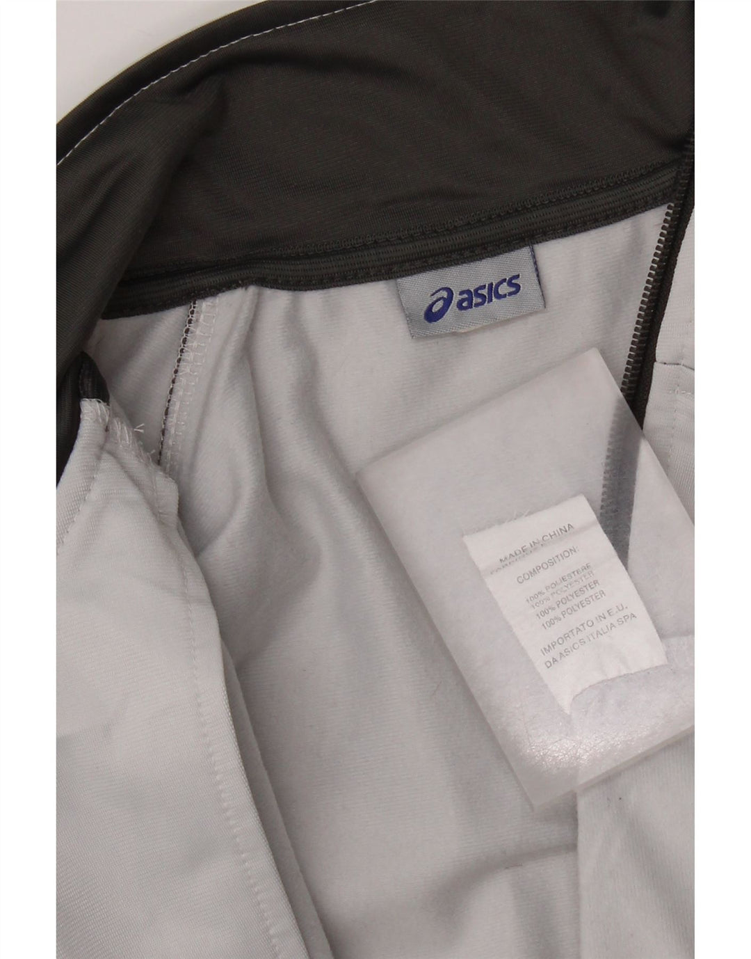 Asics træningsdragt topjakke til kvinder UK 18 XL Grå polyester