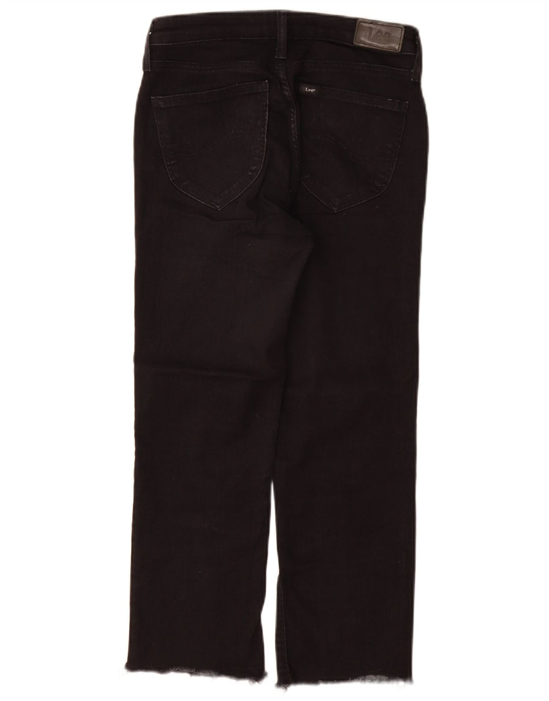 Lee Dame Marion Straight Jeans W27 L25 Sort Bomuld