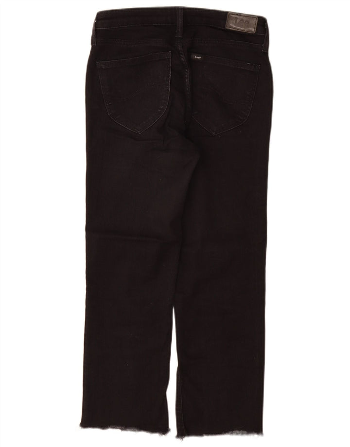 Lee Dame Marion Straight Jeans W27 L25 Sort Bomuld