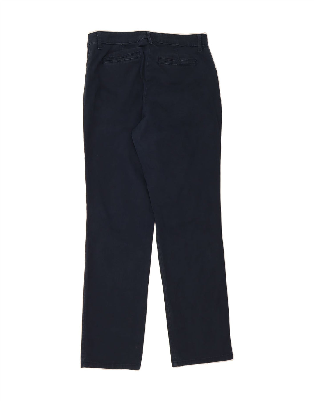 LEE Womens Mid Rise Casual Trousers US 8 Medium W30 L31 Navy Blue Vintage Lee and Second-Hand Lee from Messina Hembry 