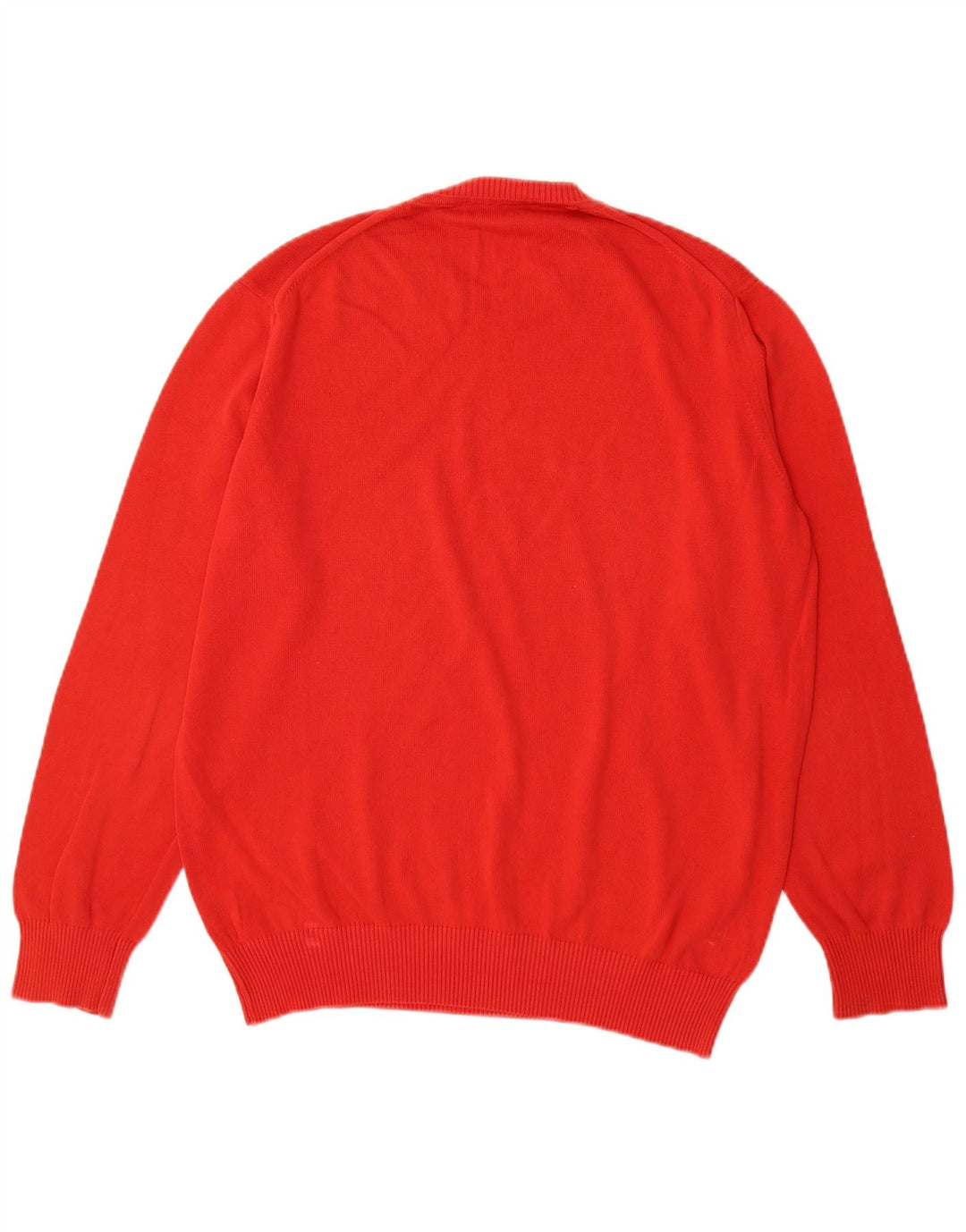 HARMONT & BLAINE Herre sweater med rund hals, stor rød bomuld