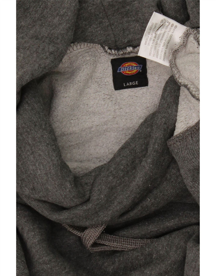 Dickies Dame Sweatshirt Jumper UK 16 Stor Grå Bomuld