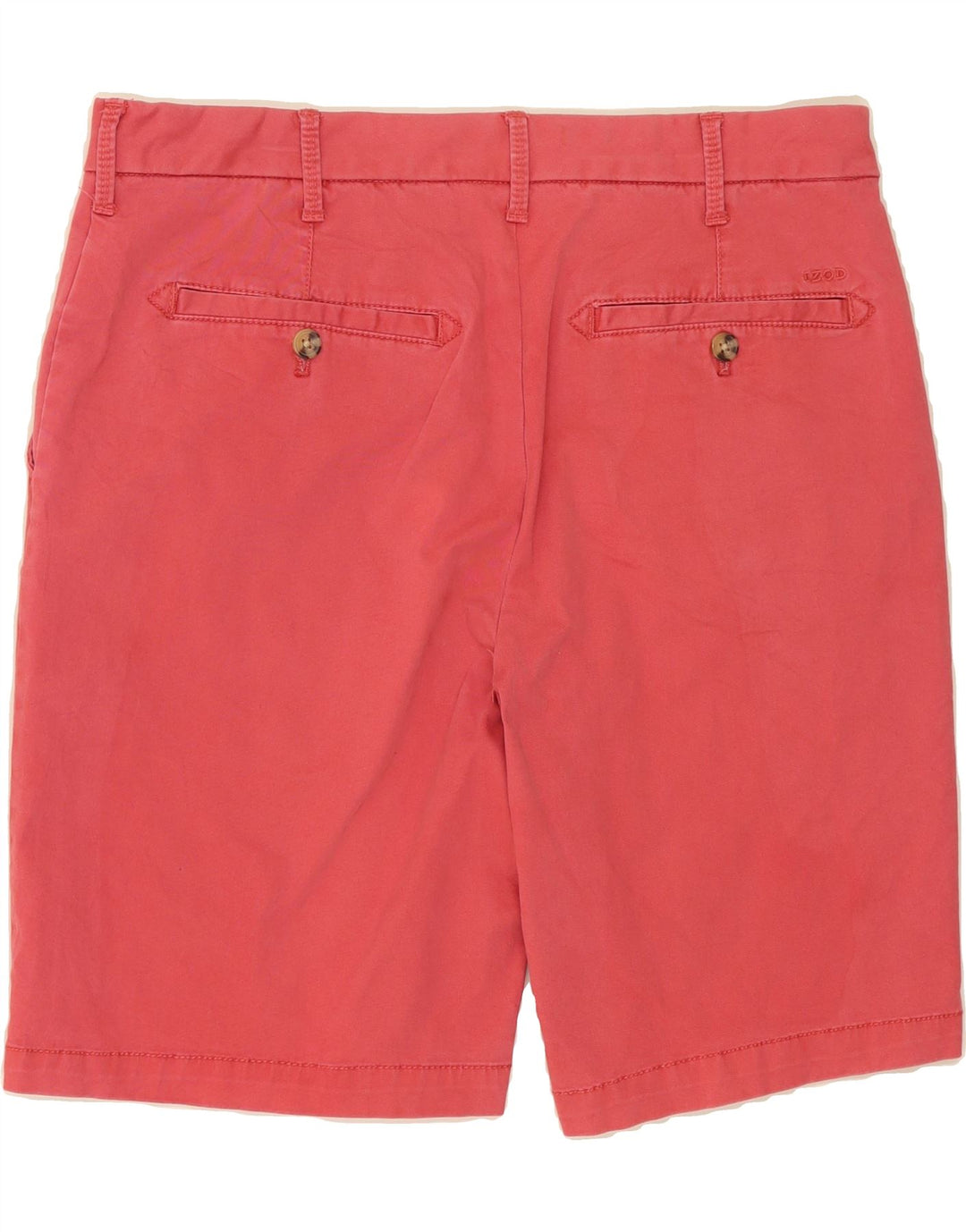 IZOD Mens Salt Water Chino Shorts W32 Medium Red Cotton Vintage Izod and Second-Hand Izod from Messina Hembry 