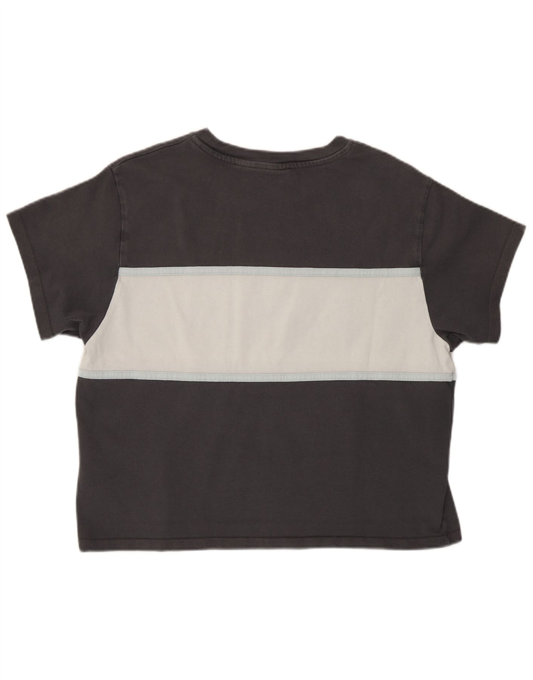 Levi's Dame Oversized grafisk T-shirt Top UK 10 Small Grey Colourblock