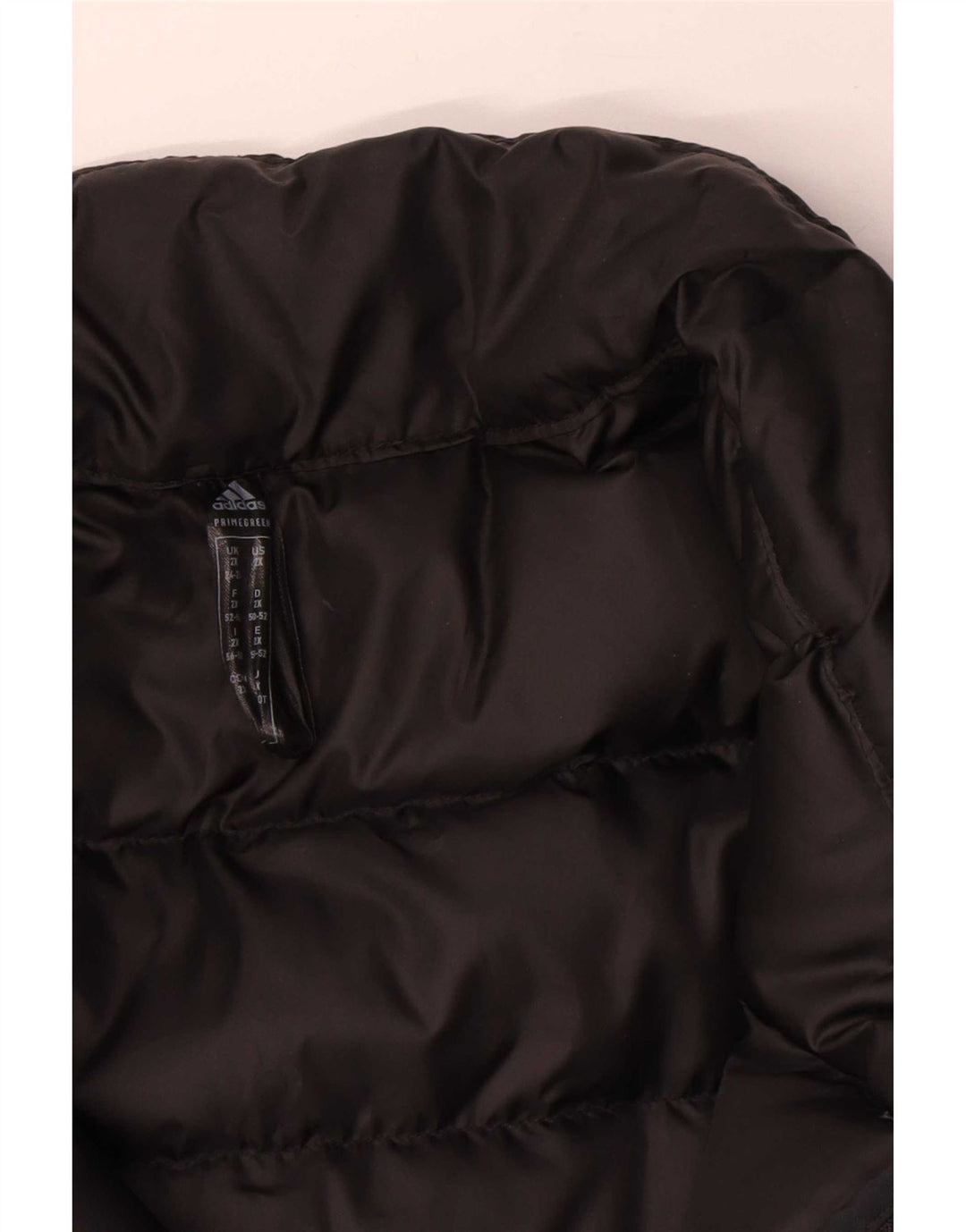 Adidas Dame Polstret Jakke UK 24/26 2XL Sort Polyester