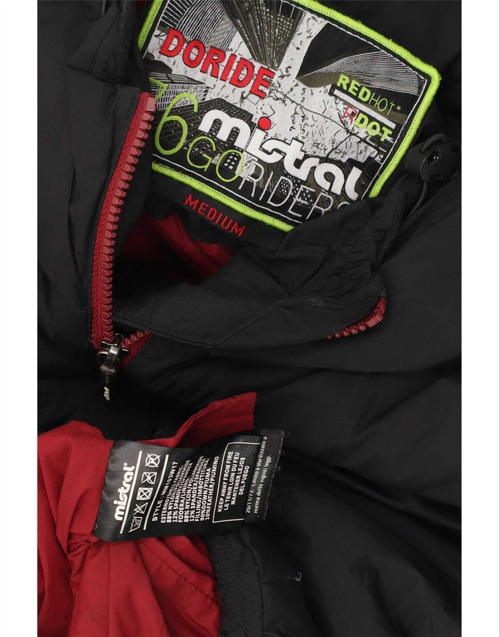 Mistral Herre hættepolstret jakke UK 38 Medium Sort Polyester