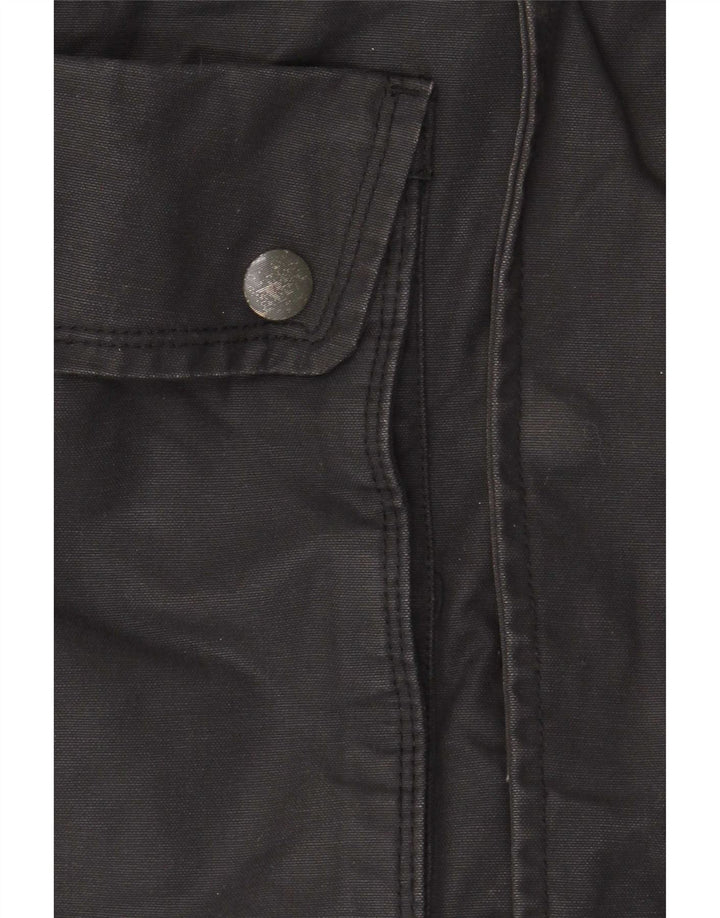 Diesel Parkajakke til mænd UK 38 Medium Black Cotton