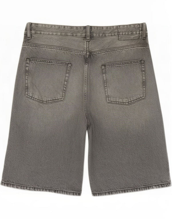 Zara Herre Denim Shorts IT 44 Large W34 Grå Bomuld