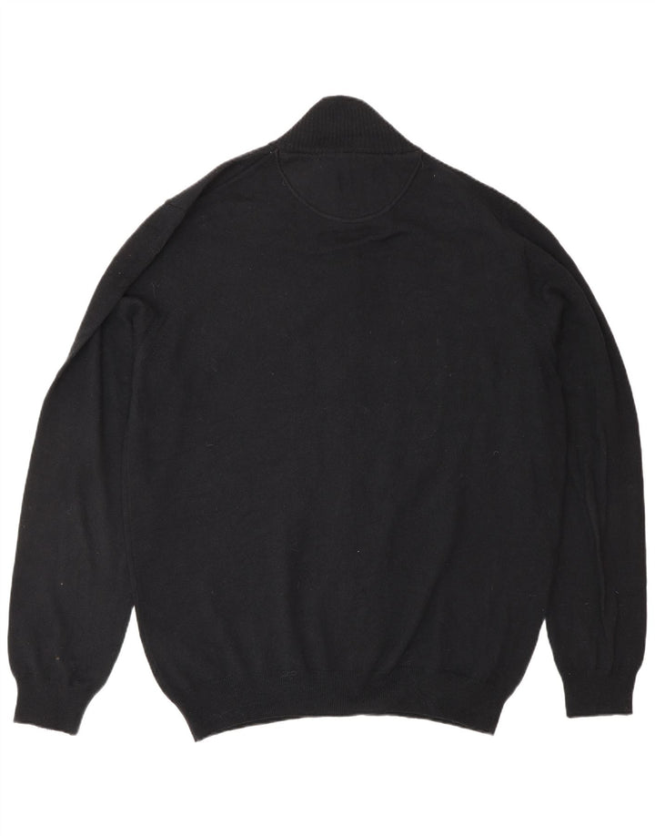 TRUSSARDI JEANS Herre cardigan sweater 3XL sort uld