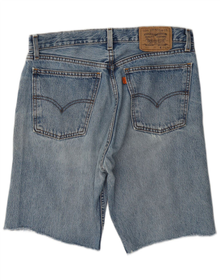 Levi's Herre 515 denimshorts W33 mellemblå bomuld