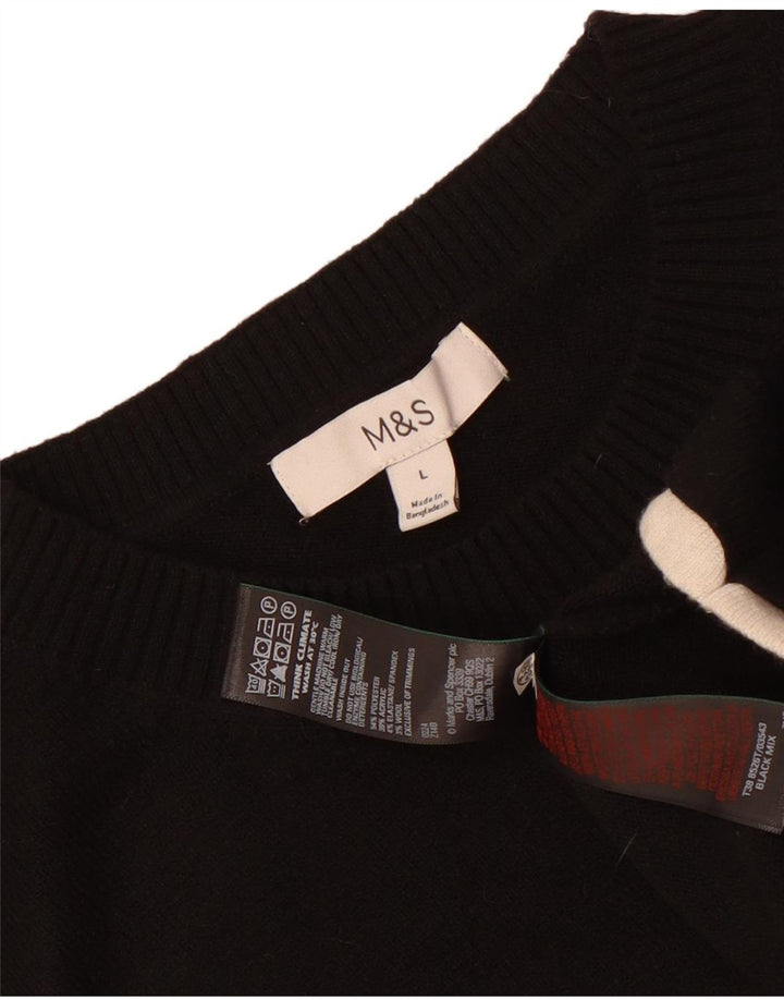Marks & Spencer Herrevest Tank Top Stor Sort Polyester