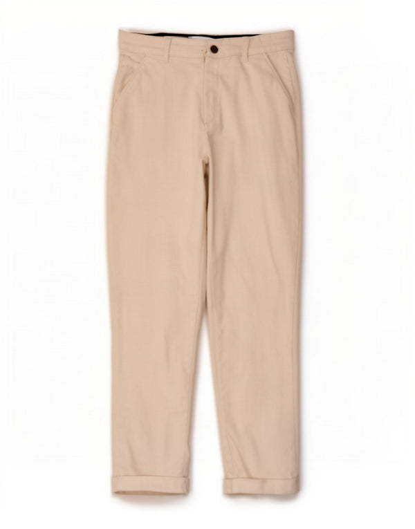 Crew Clothing Dame lige Chino-bukser UK 10 Small W26 L28 White