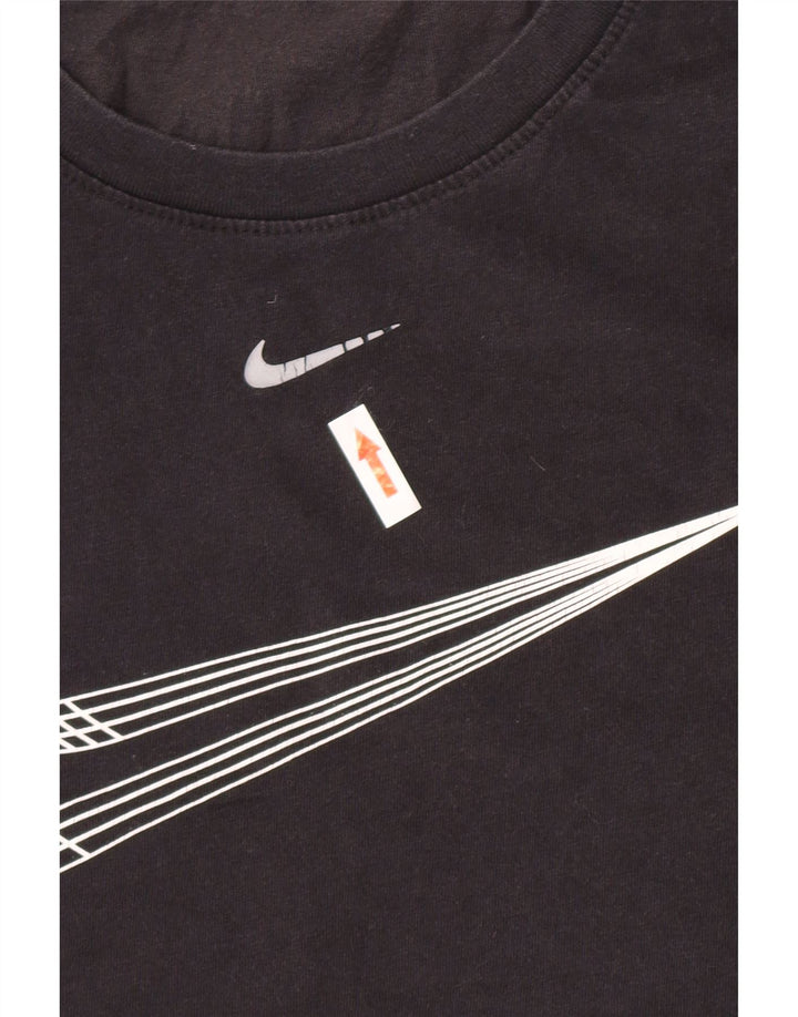 Nike grafisk T-shirt top til mænd 2XL sort bomuld