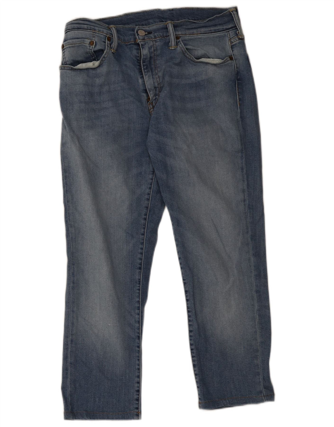 Levi's Herre 511 Cropped Slim Jeans W33 L25 Blå Bomuld
