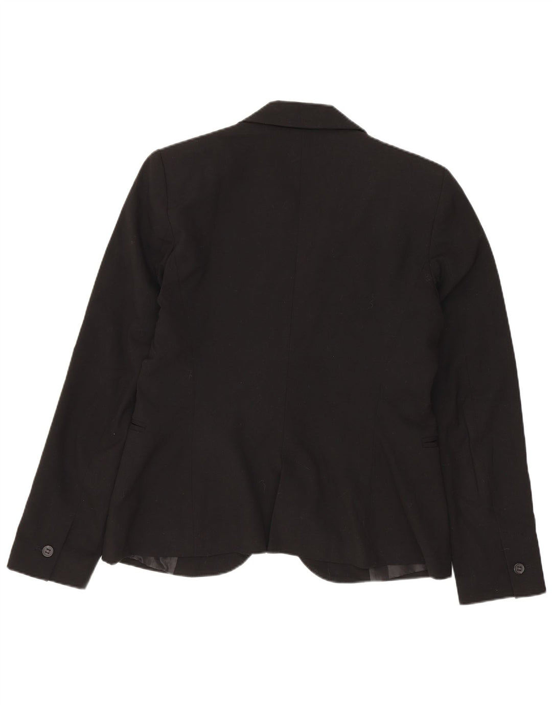 Zara Dame 1 Knap Blazer Jakke EU 38 Lille Sort