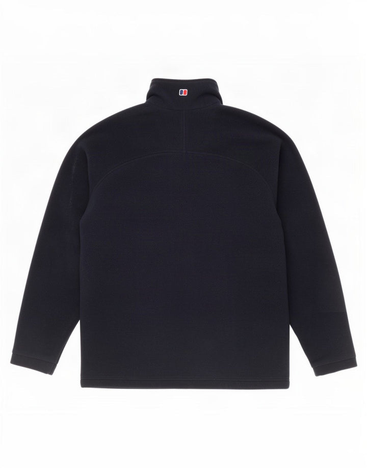 Berghaus Herre Liner Fleece Jakke UK 40 Large Navy Blue Polyester