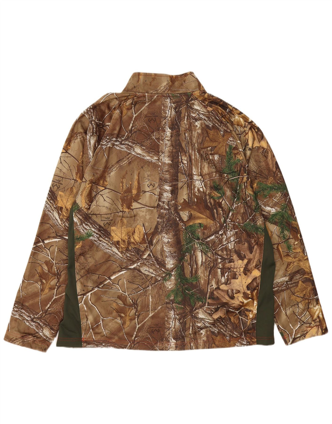 UNDER ARMOUR Herre Cold Gear Pullover Træningsdragt Top 2XL Brun Colourblock