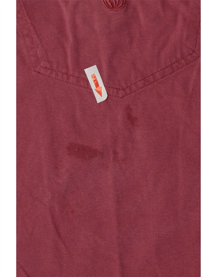 Fat Face Herre Grafisk T-Shirt Top Stor Rød Bomuld
