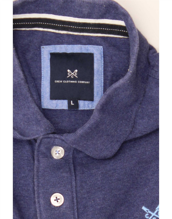 Crew Beklædning Herre Polo Shirt Large Blue