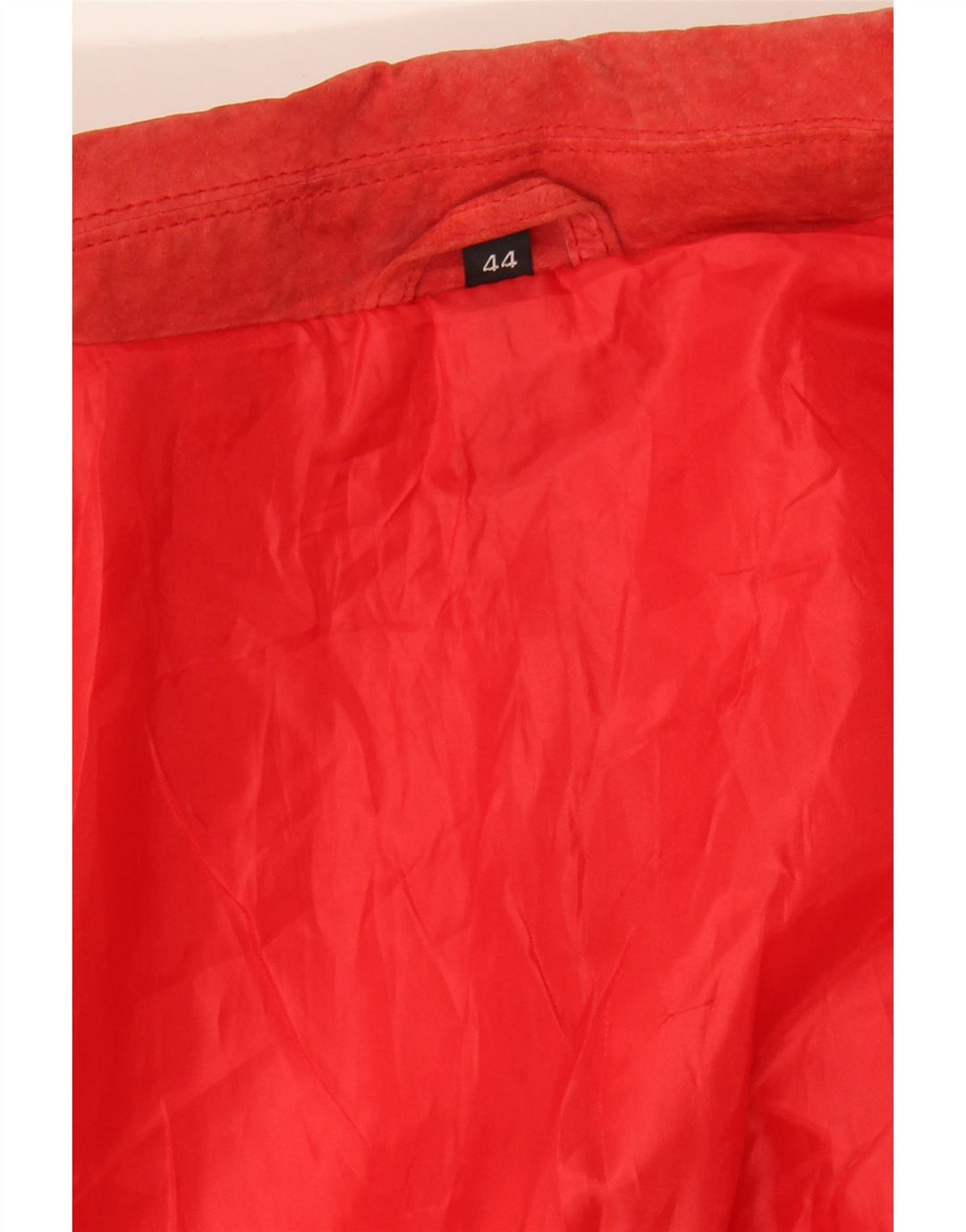 JCC Womens Leather Jacket IT 44 Medium Red Leather Vintage JCC and Second-Hand JCC from Messina Hembry 