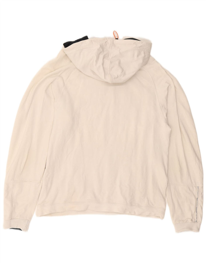 CHAMPION Grafisk hættetrøje til mænd Medium Off White