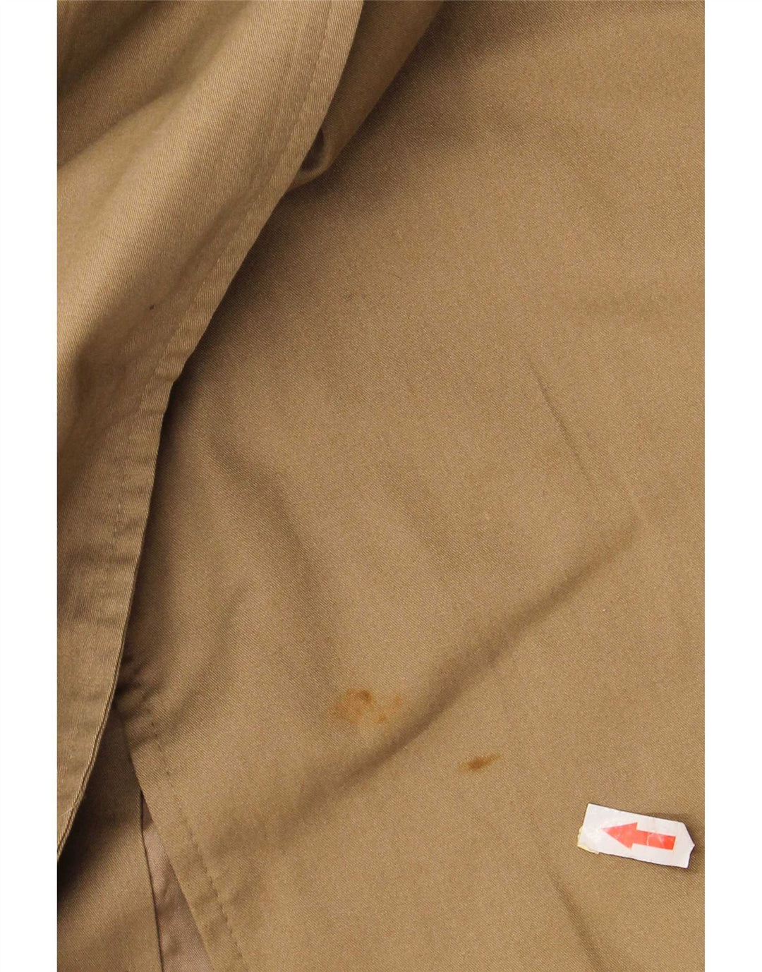Vintage Dame Longline Oversized Trench Coat IT 40 Small Beige Polyester