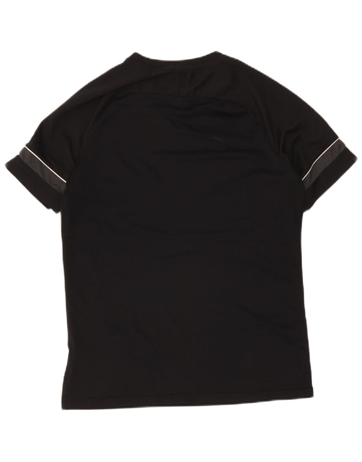 Nike Herre Dri Fit grafisk T-shirt Top Stor sort Colourblock Polyester