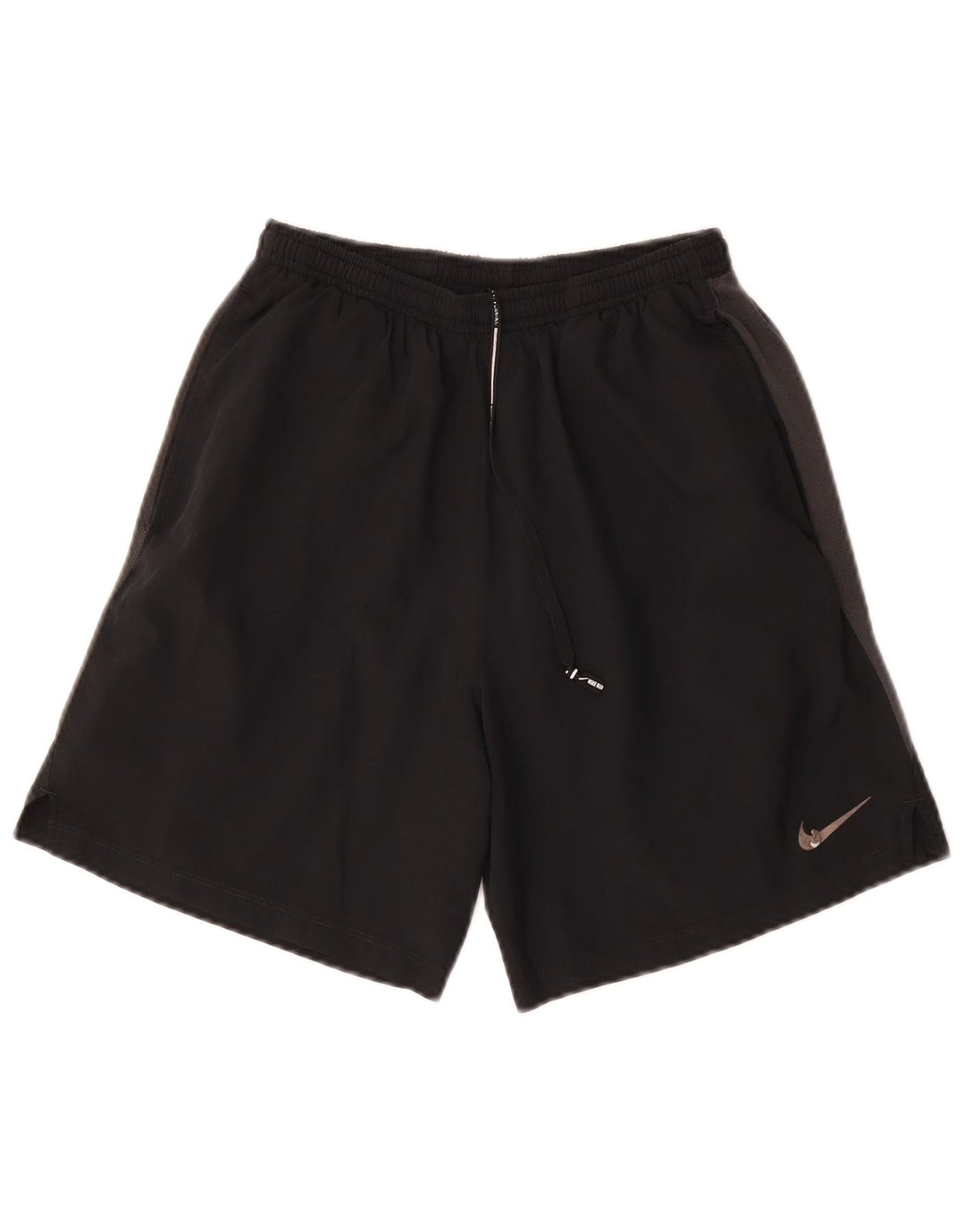 Nike Dri Fit sportsshorts til mænd Small Black Colourblock Polyester