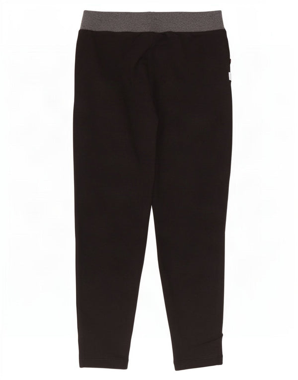 Champion Womens Crop træningsdragt Bukser UK 12 Medium Black Colourblock