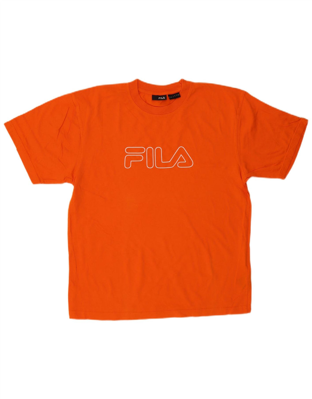 FILA Herre grafisk T-shirt Top Medium Orange Bomuld