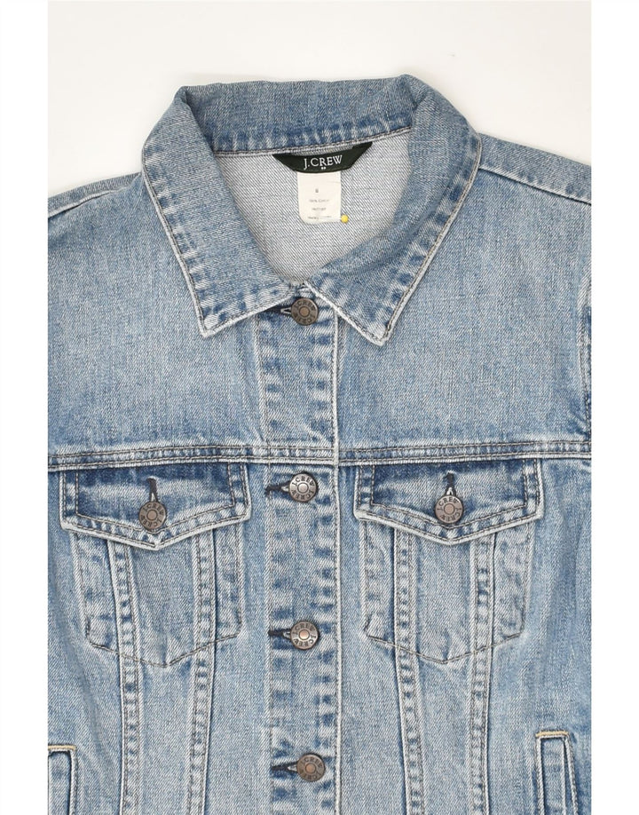 J. CREW Womens Denim Jacket US 8 Medium Blue Cotton | Vintage J. Crew | Thrift | Second-Hand J. Crew | Used Clothing | Messina Hembry 