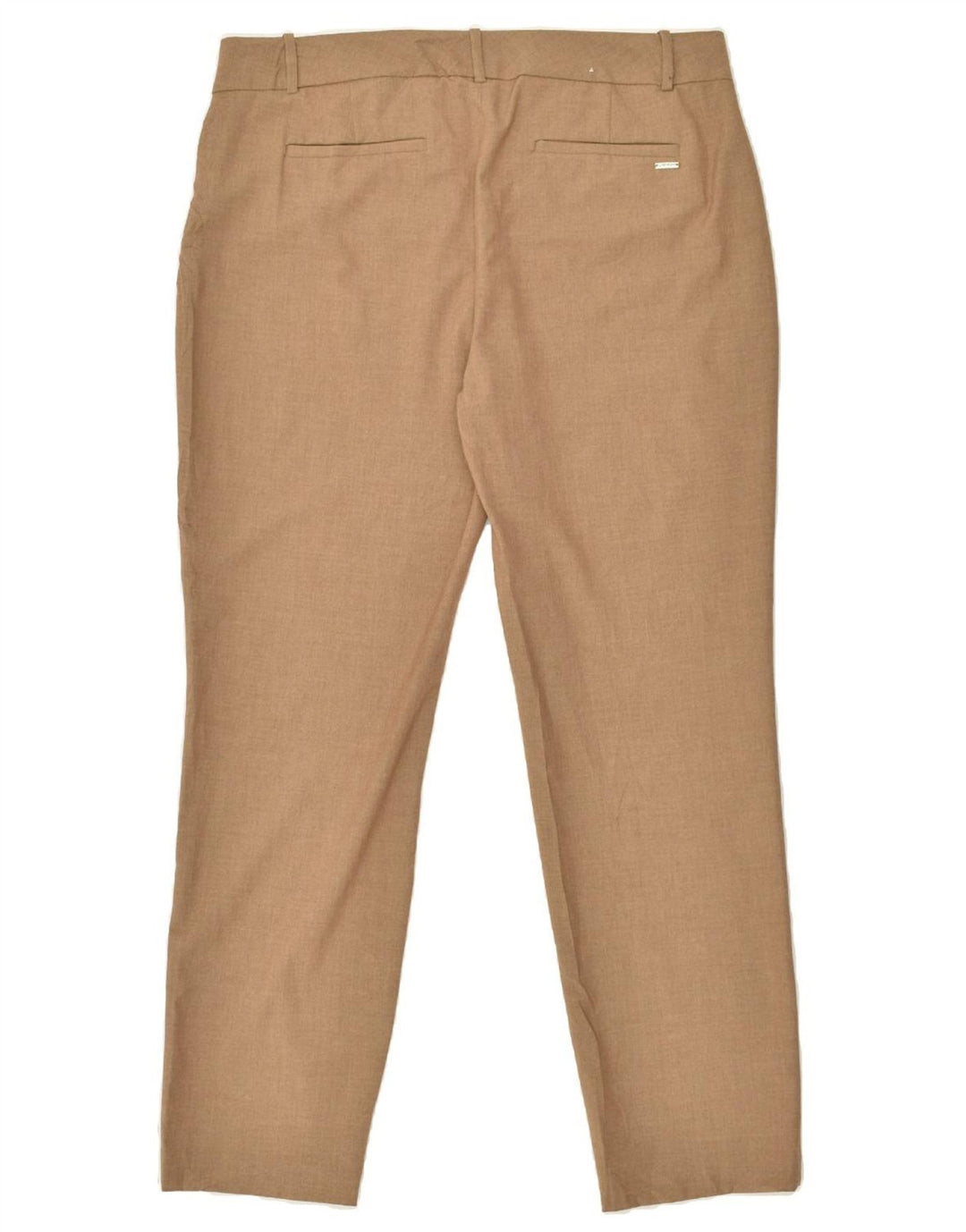 CALVIN KLEIN Womens Tapered Casual Trousers US 14 XL W34 L30 Brown | Vintage Calvin Klein | Thrift | Second-Hand Calvin Klein | Used Clothing | Messina Hembry 